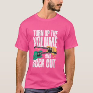 T-shirt Musique Rock And Roll Band Concerician Hard Roc