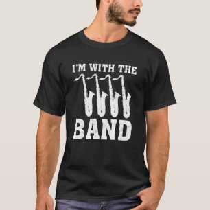 T-shirt Musique Saxophone Im Avec Groupe