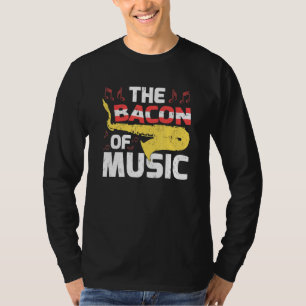 T-shirt Musique Saxophone Le Bacon De La Musique