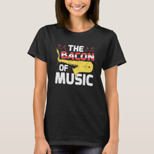 T-shirt Musique Saxophone Le Bacon De La Musique