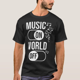 T-shirt Musique sur World Off