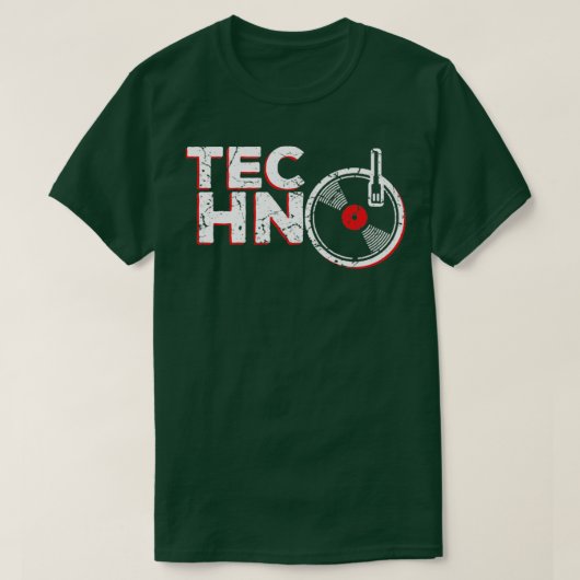 T-shirt Musique Techno (Design devant)