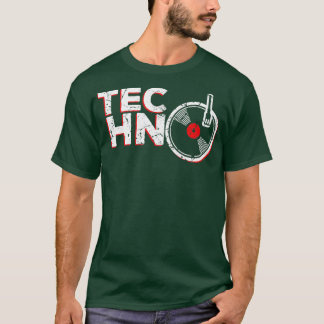 T-shirt Musique Techno