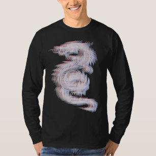 T-shirt Musique techno rave EDM de dragon japonais trippy