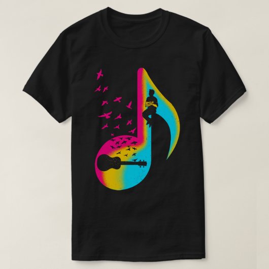 T-shirt Musique Ukulele Player (Design devant)