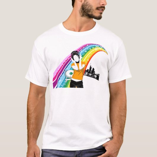 T-shirt Musique urbaine (Devant)