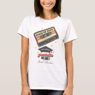 T-shirt Musique vintage cassette personnalisée super