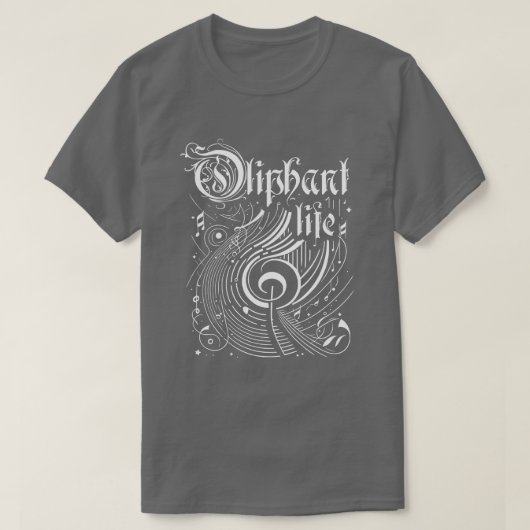 T-shirt Musique Wavy Oliphant Life (Design devant)