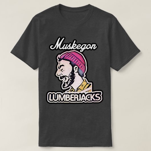 T-shirt Muskegon Lumberjacks Hockey (Design devant)