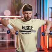 T-shirt Muskel Loading Fortschritt