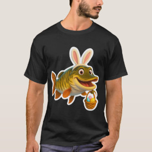 T-shirt Muskellunge du Tigre de Pâques