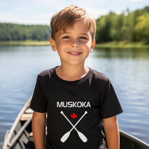 T-shirt Muskoka Canada Traversé Portes à rames Maple Leaf 
