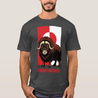 T-shirt Muskox Greenland is not American