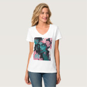 T-SHIRT MUSSA FLORAL (Devant entier)