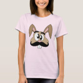 T-shirt Mustache Bunny (Devant)