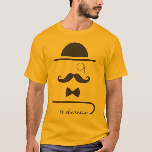 T-shirt Mustache Man (Devant)