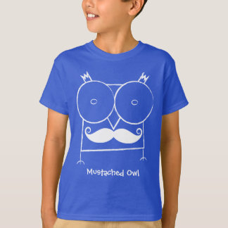 T-shirt Mustached personnalisé de ComfortSoft® de