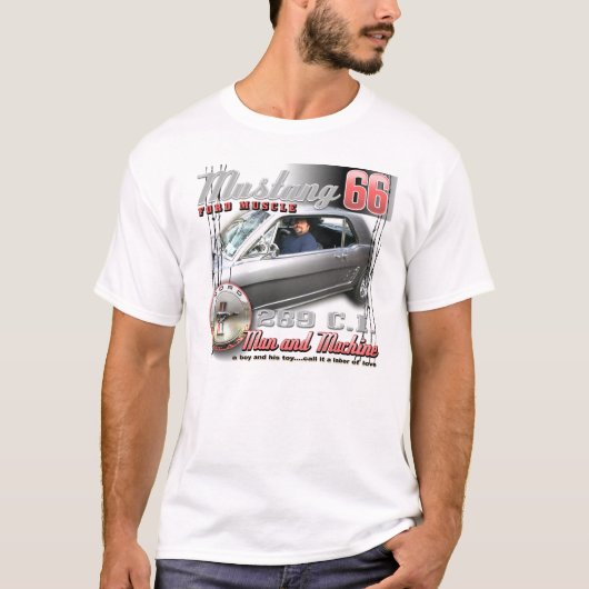 T-shirt mustang de Keith (Devant)