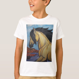 T-shirt Mustang de peau de daim dans le canyon