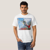T-shirt Mustang des aviateurs P-51 de Tuskegee (Devant entier)