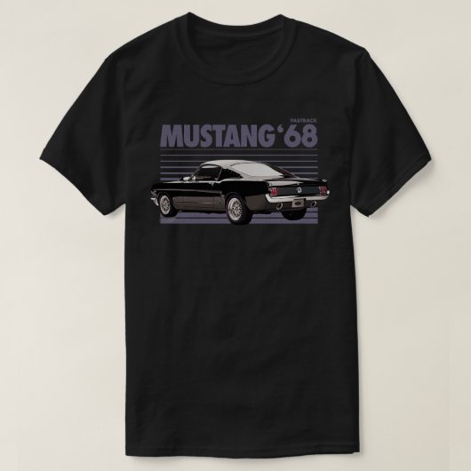 T-SHIRT MUSTANG FASTBACK (Design devant)