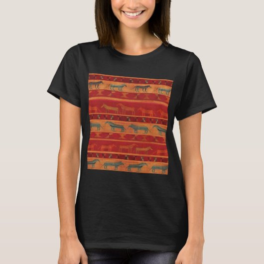 T-shirt Mustangs gitans sauvages (Devant)