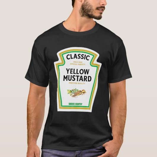 T-shirt Mustard Ketchup Halloween 2023 Costume corresponda (Devant)