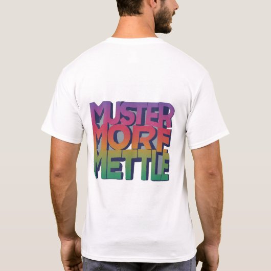 T-shirt Muster plus metteux (Dos)