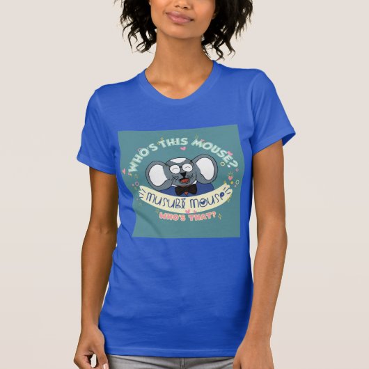 T-shirt Musubi Mouse Who's That Mouse (Devant)