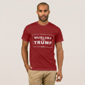 T-SHIRT MUSULMANS POUR TRUMP 2020 (Devant entier)