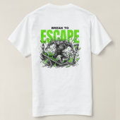 T-shirt Mutant ÉCHAPPÉE| Graphisme d'horreur Sci-Fi (Design dos)