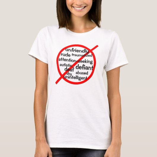 T-shirt Mutisme sélectif (Devant)