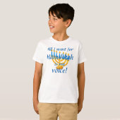 T-shirt Mutisme Sélectif Hanukkah (Devant entier)