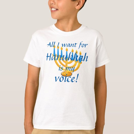 T-shirt Mutisme Sélectif Hanukkah (Devant)