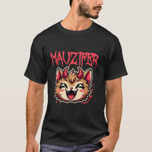 T-shirt Muzifer Chat Kitten Lucifer Devil Little Devil Luc