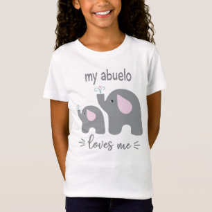 T-Shirt My Abuelo Love Me - Chemise éléphante pour enfants