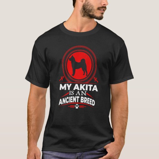 T-shirt My Akita Est Un Chien De Marionnette Ancien (Devant)