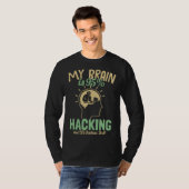 T-shirt My Brain is 95 Hacking Ethical Hacking White Hat H (Devant entier)