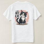 T-shirt My Cat  (Design dos)