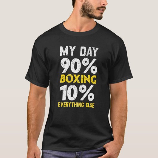 T-shirt My Day 90 Boxing 10 Tout le reste Boxer Coach Kn (Devant)