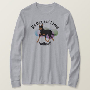 T-shirt My Dog and I Love Treibball Kelpie