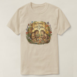 T-shirt My Family is a Little Spiky 