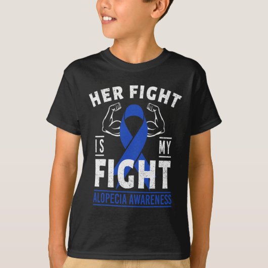 T-shirt My Fight Alopecia (Devant)