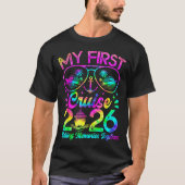 T-shirt My First Cruise 2026 Funny First Time Cruise Vacat (Devant)