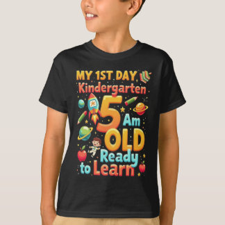T-shirt My First Day of Kindergarten 1st Day of School