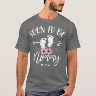 T-shirt My First Mothers Day Pregnancy Reveal Mommy To Be 