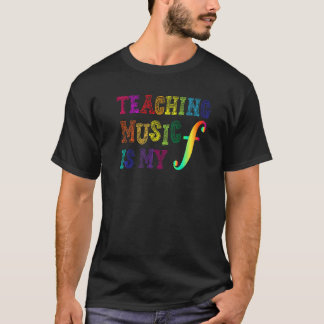 T-shirt My Forte Music Enseignant Musique