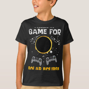 T-shirt My Game Solar Eclipse 2024 Jeu Joueur Hommes Garço