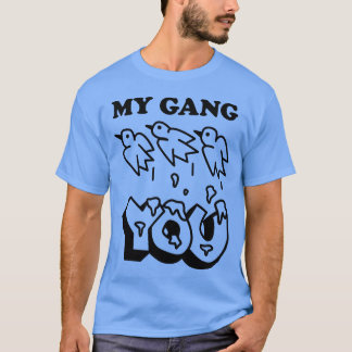T-shirt MY GANG vs YOU retro