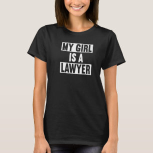 T-shirt My Girl est avocate notaire accusée Jury C